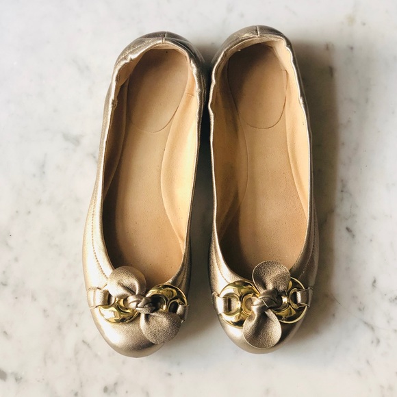 Stuart Weitzman Lolly Ornament Ballet Flats Shoes - Picture 1 of 7